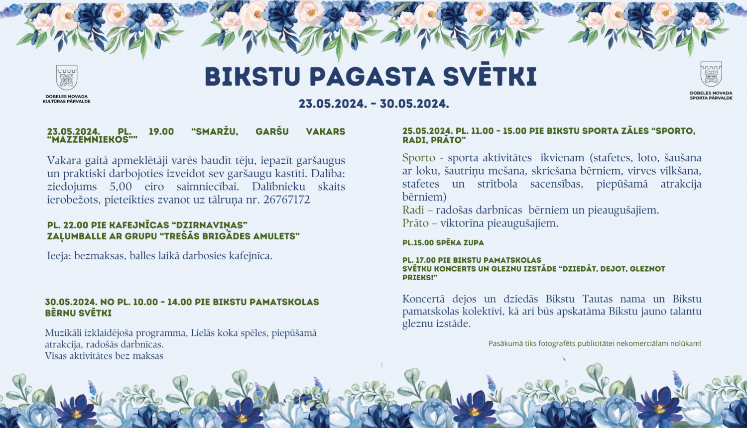 Bikstu pagasta svetki