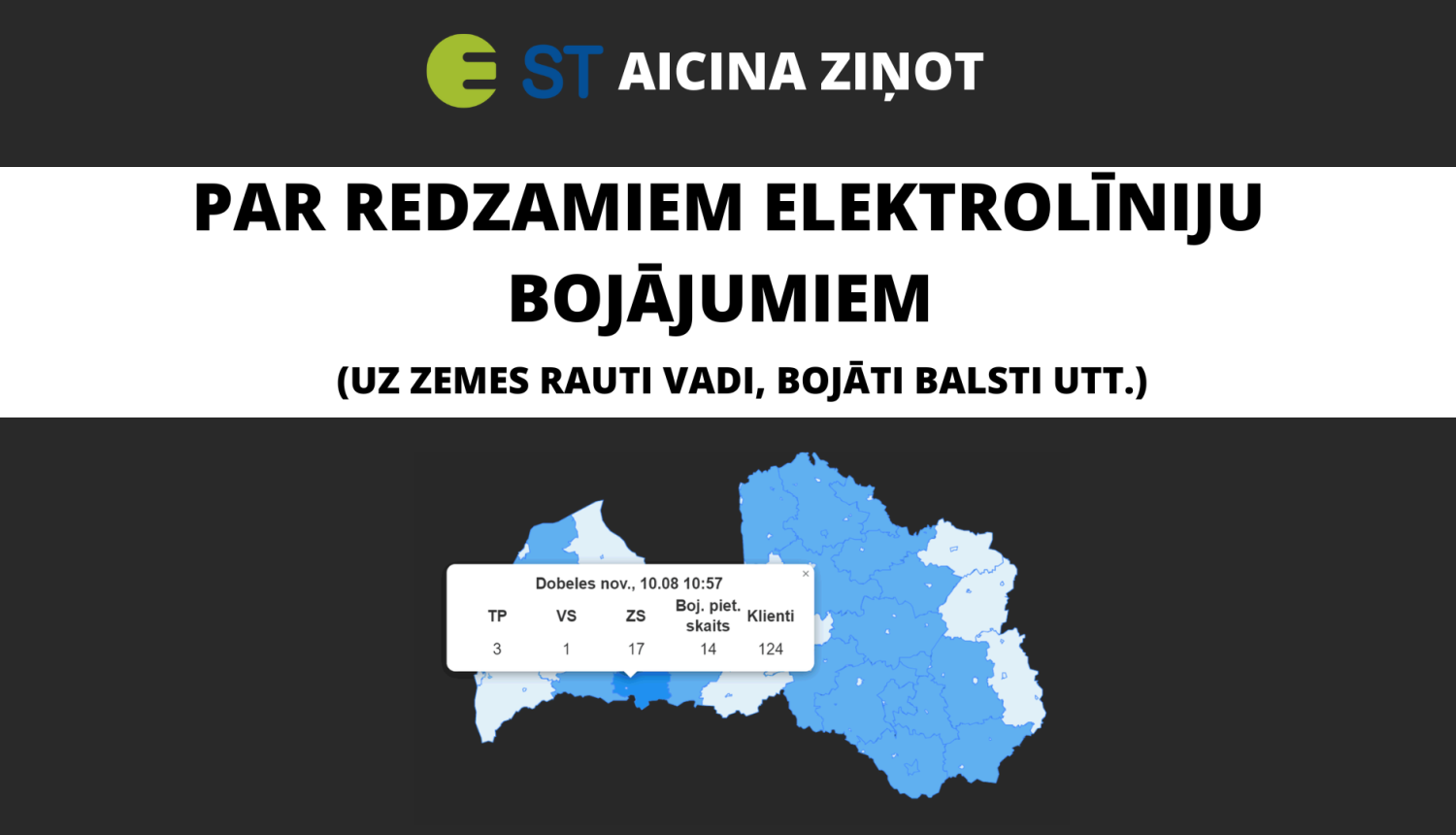 Sadales tīkls informē