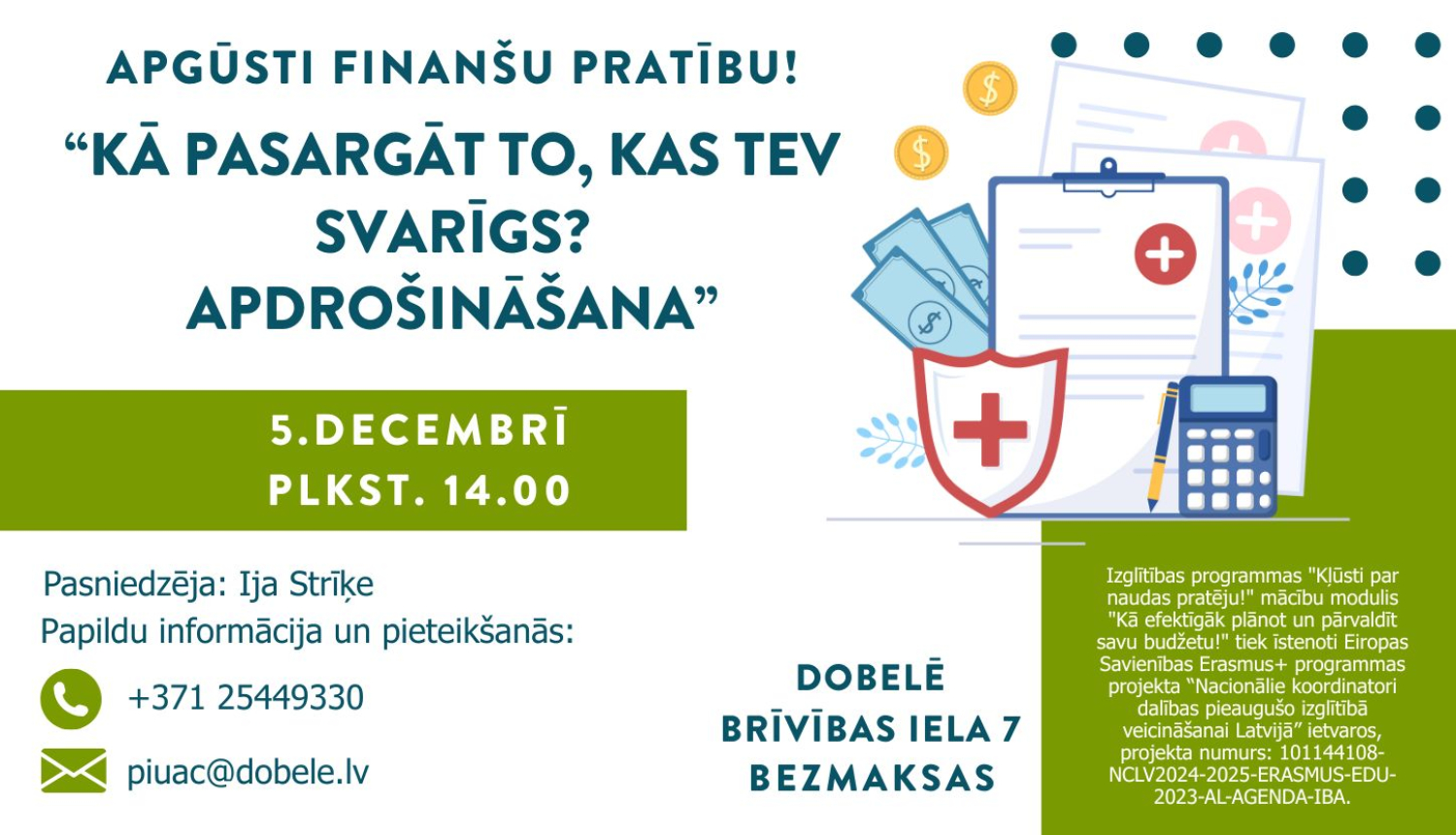 Apdrošināšana un finanšu pratība