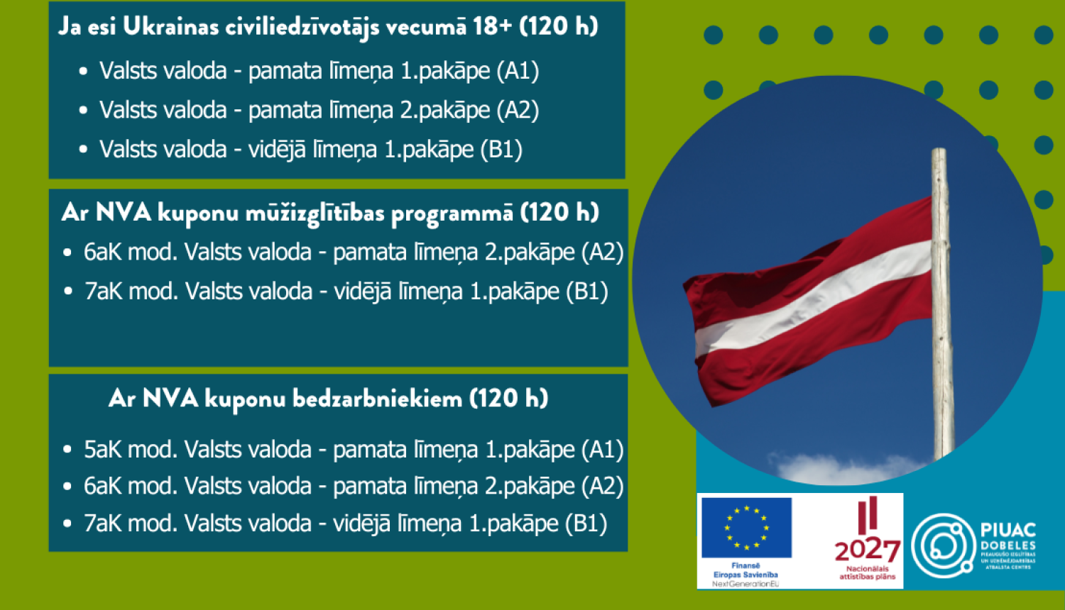 Latviešu valodas apmāčibas PIUAC