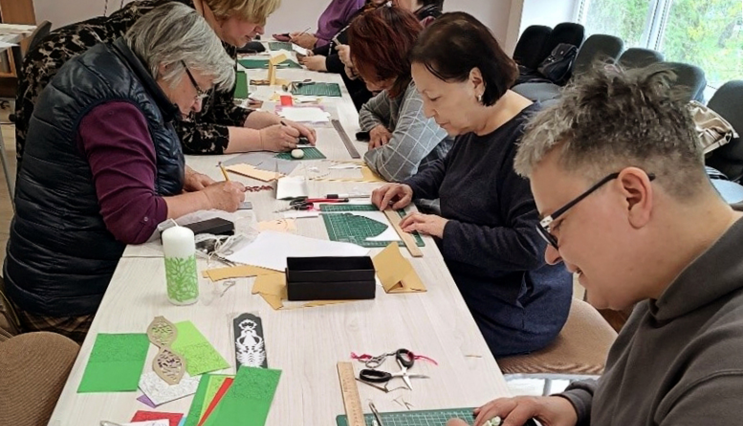 Mākslas nodarbība Rokišķos