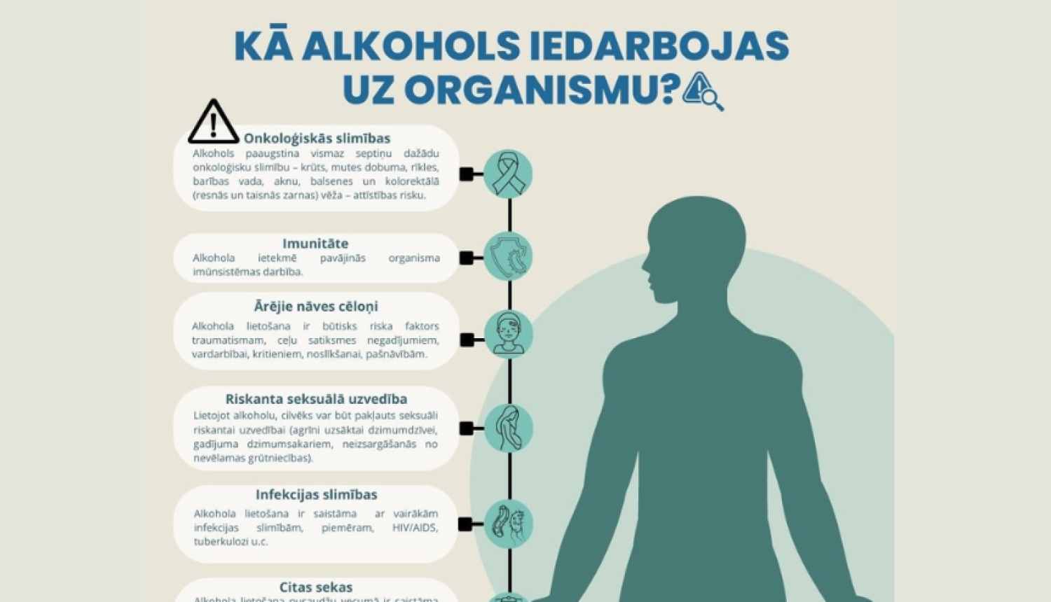 alkohola ietekme uz cilvēka organismu 