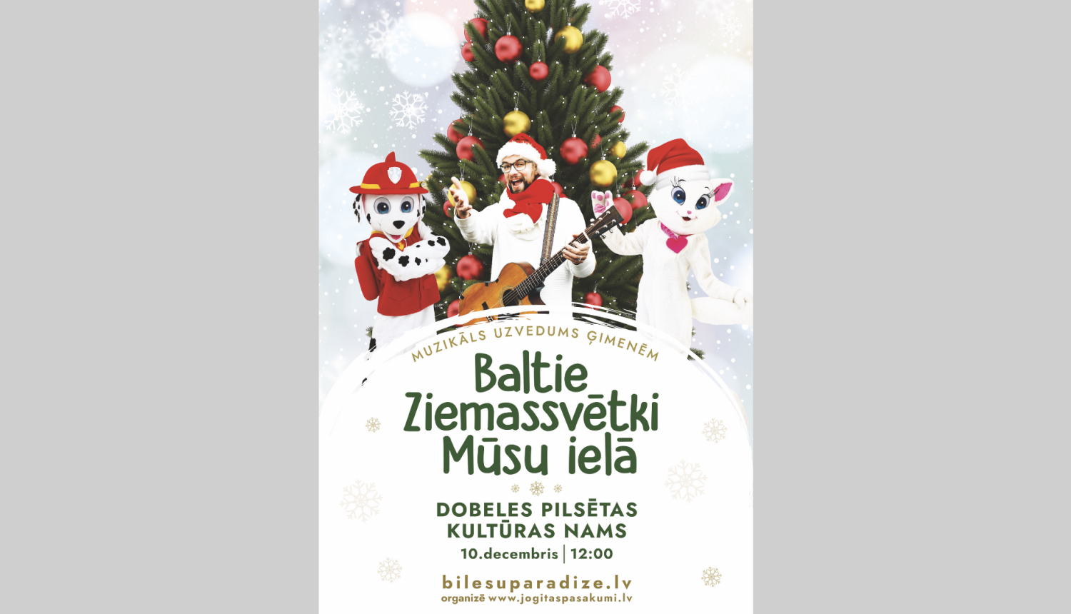 Baltie Ziemassvētki Mūsu ielā 