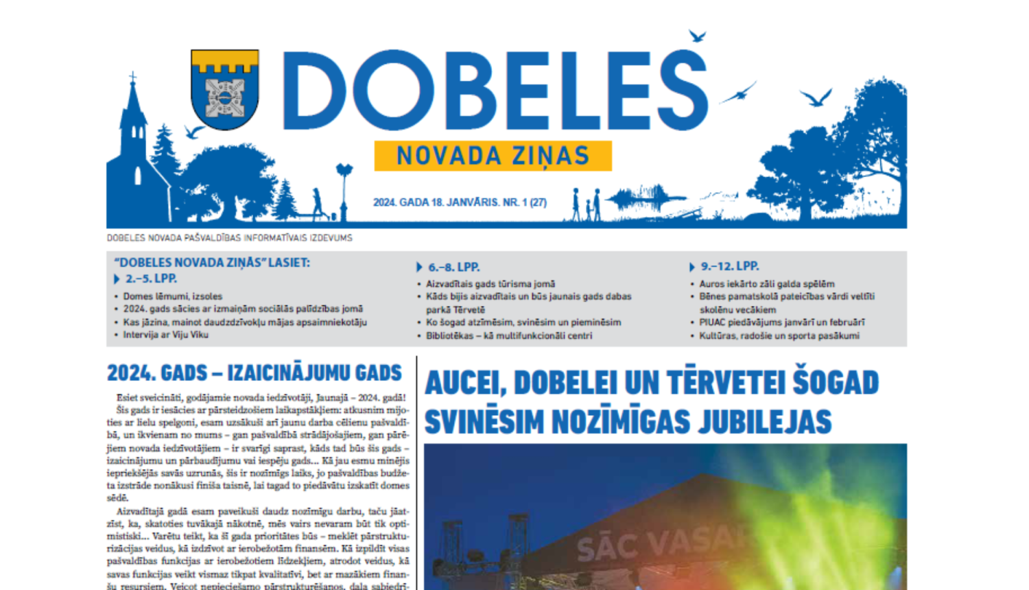 Dobeles novada ziņas