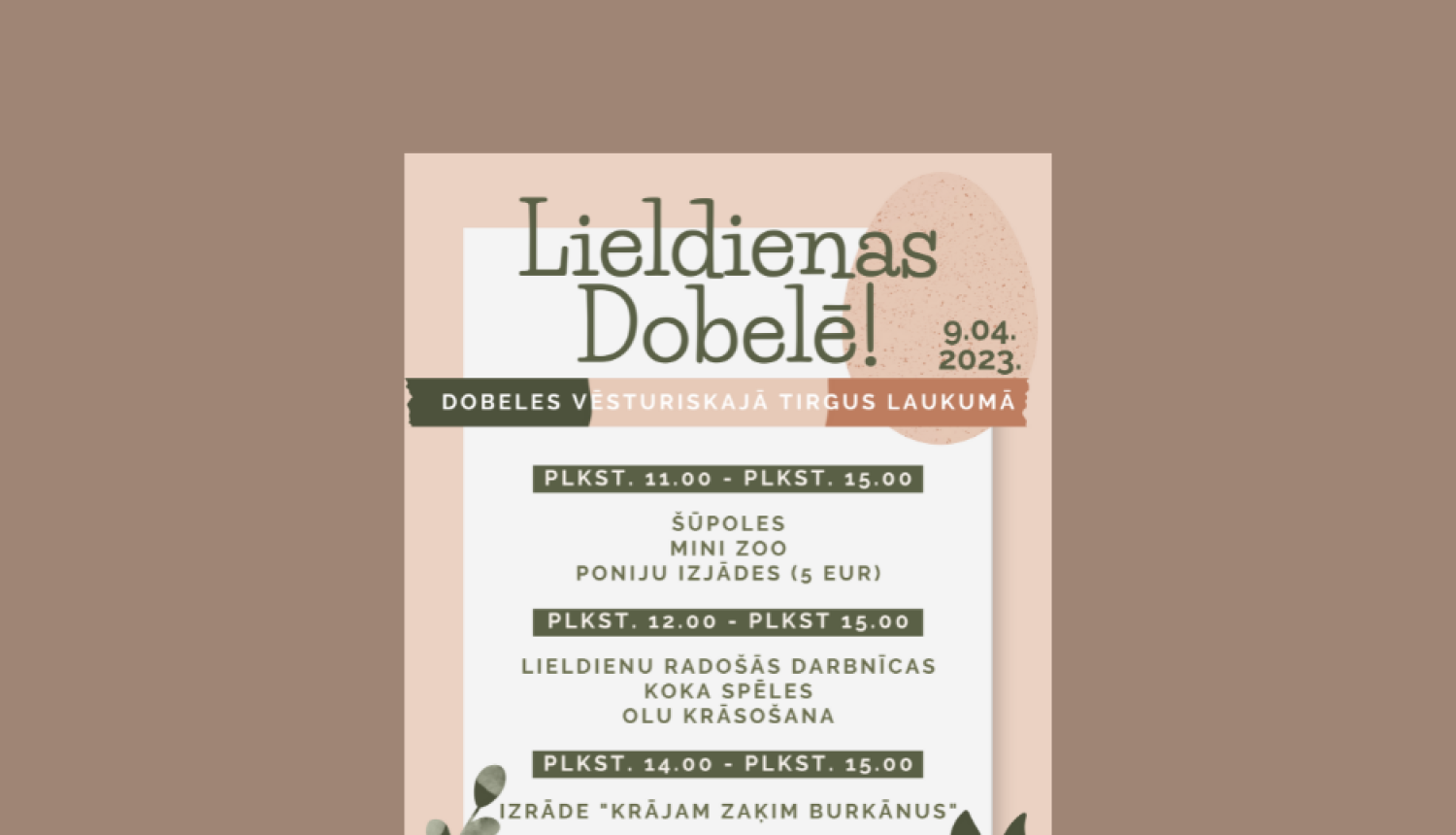 Lieldienas Dobelē