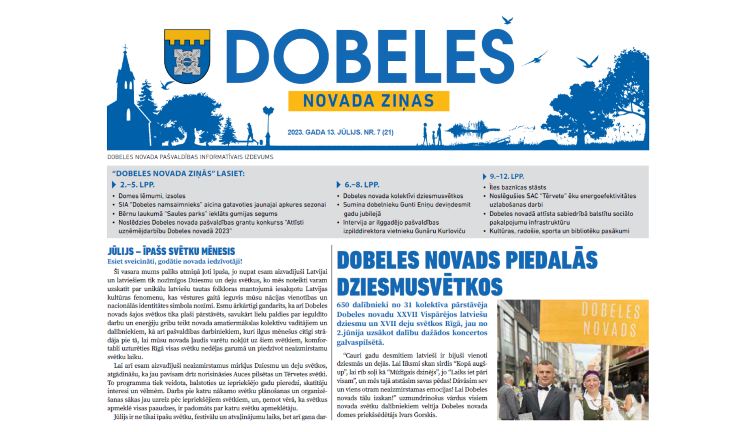 Dobeles novada ziņas