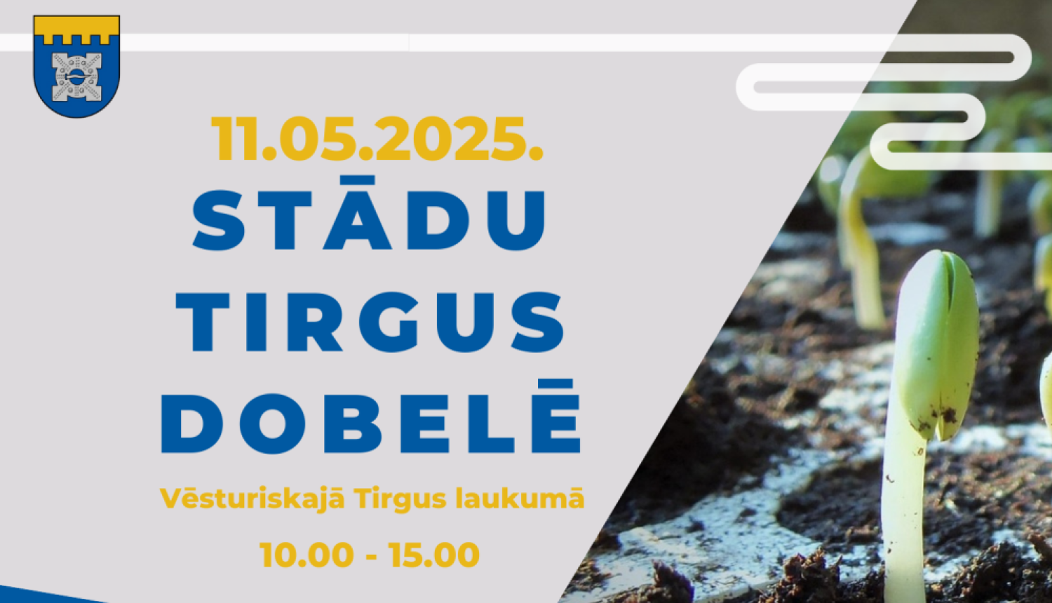 Stādu tirgus Dobelē 2025