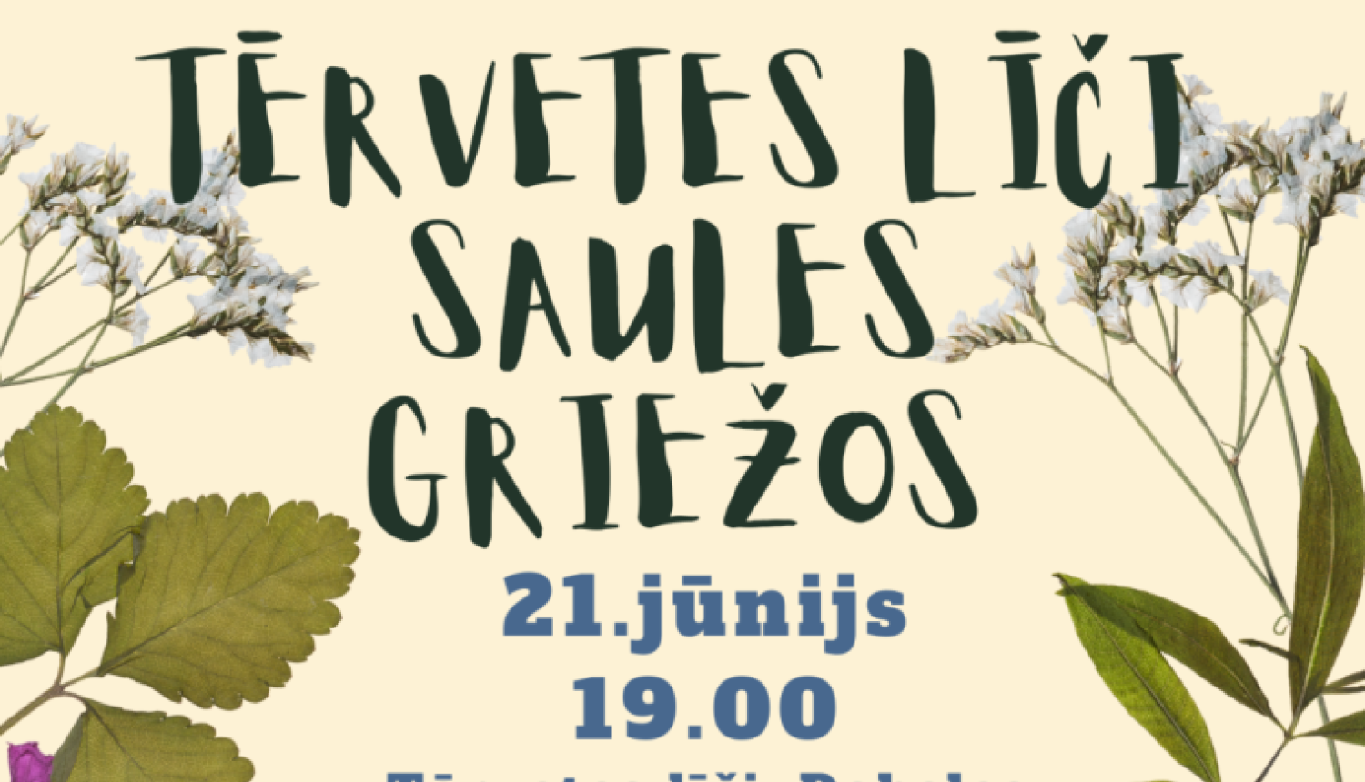 Tērvetes līči saules griežos