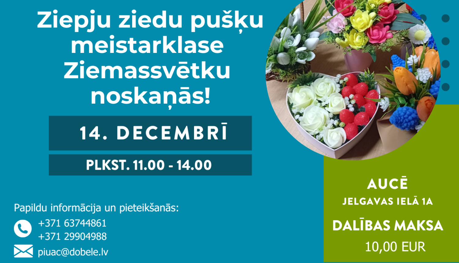 Ziepju ziedu pušķi PIUAC 14.12.24.