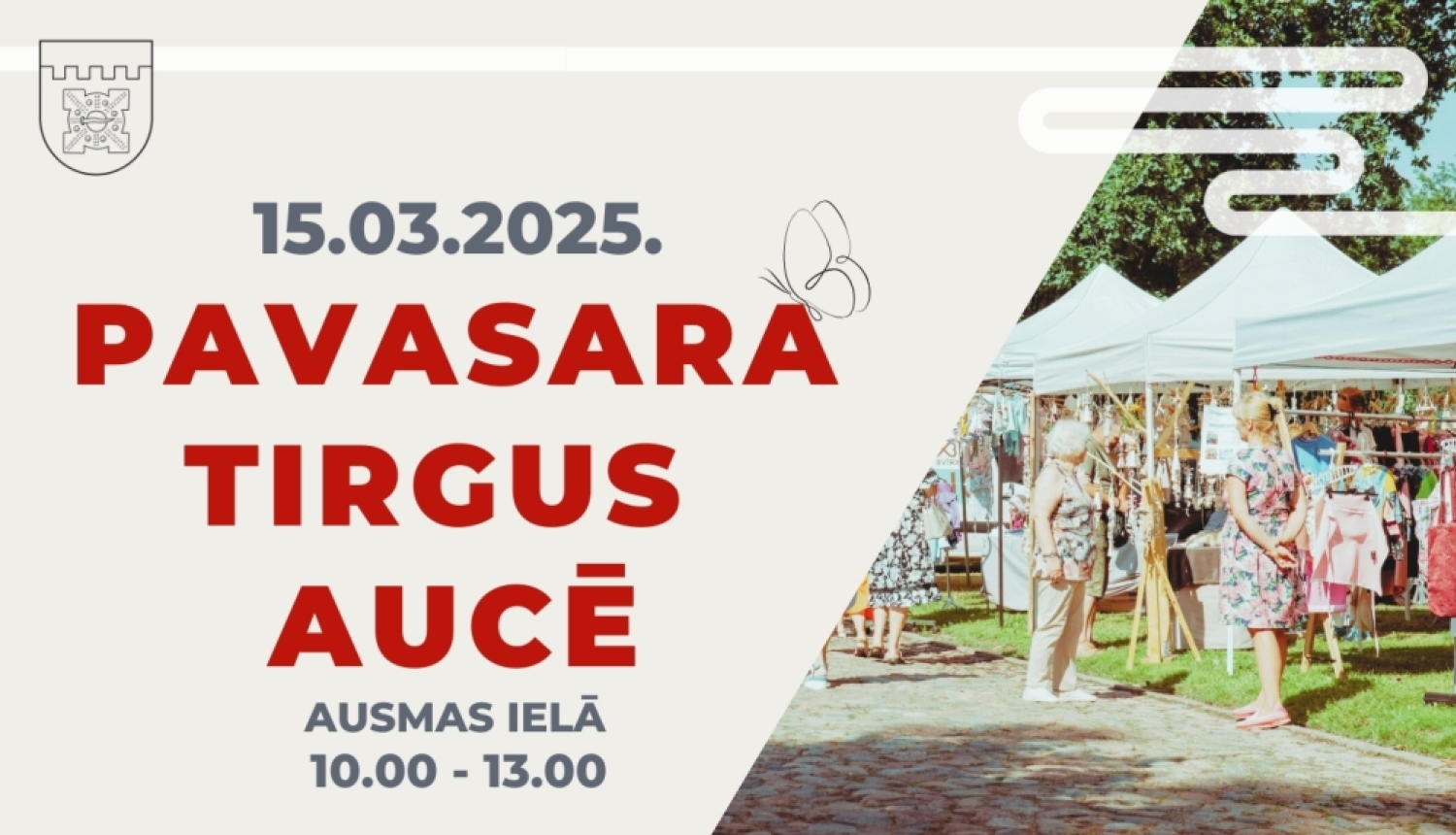 Pavasara tirgus Aucē 15.03.2025.