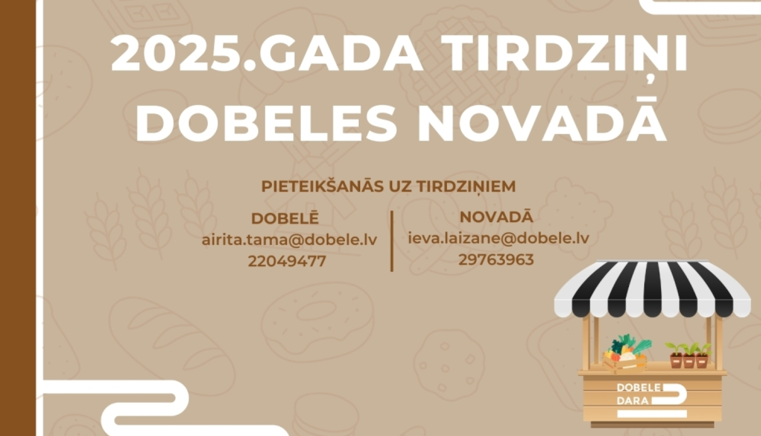 Tirdziņu plāns 2025. gadam