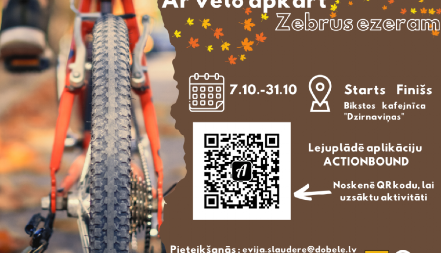 Ar velo apkārt Zebrus ezeram.