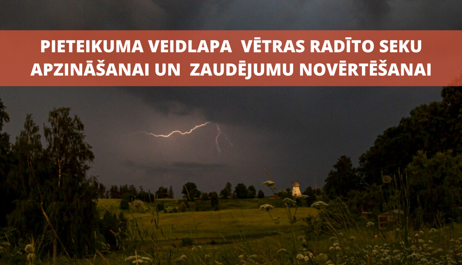 pieteikuma veidlapa