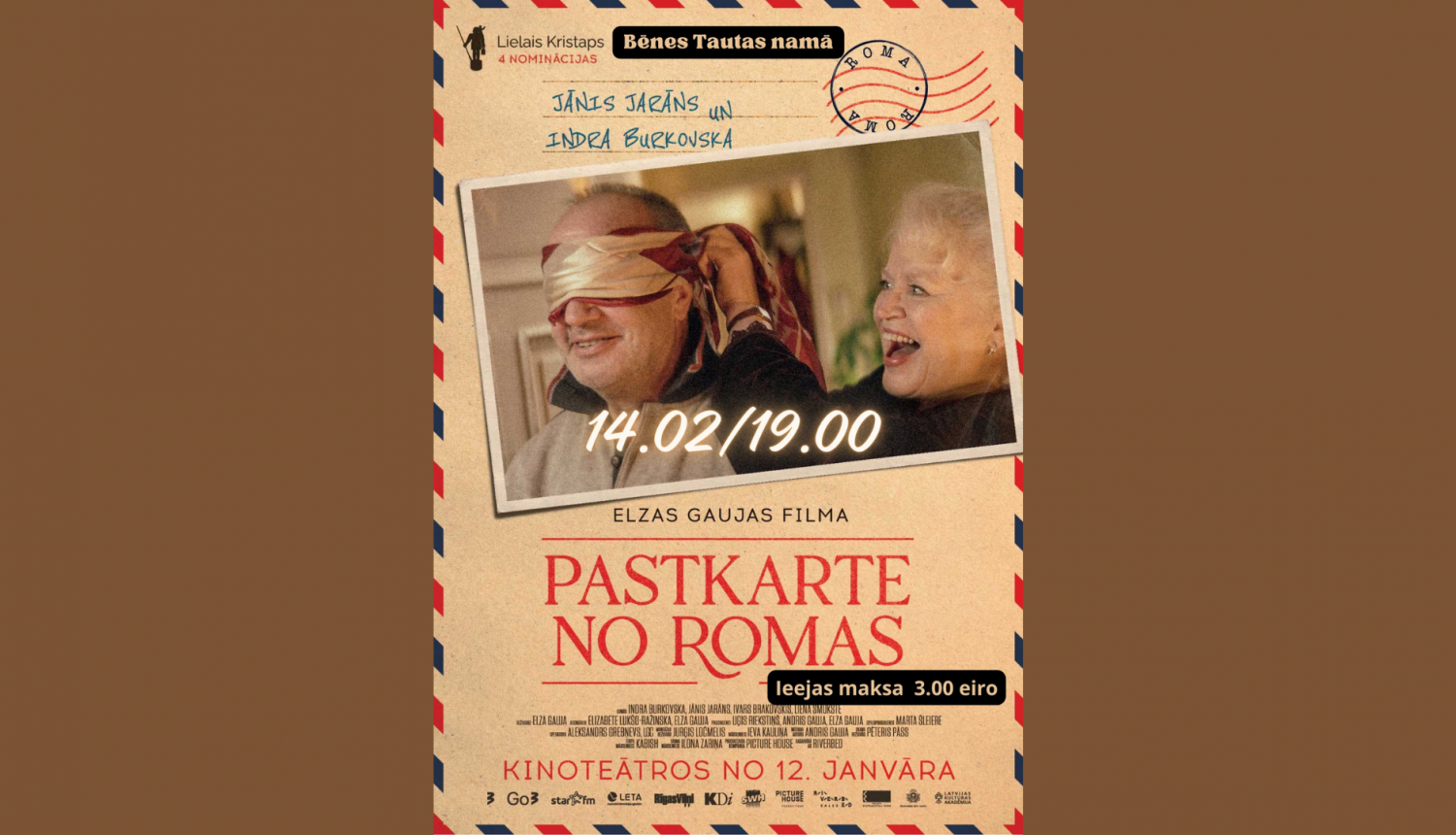 Pastkarte no Romas