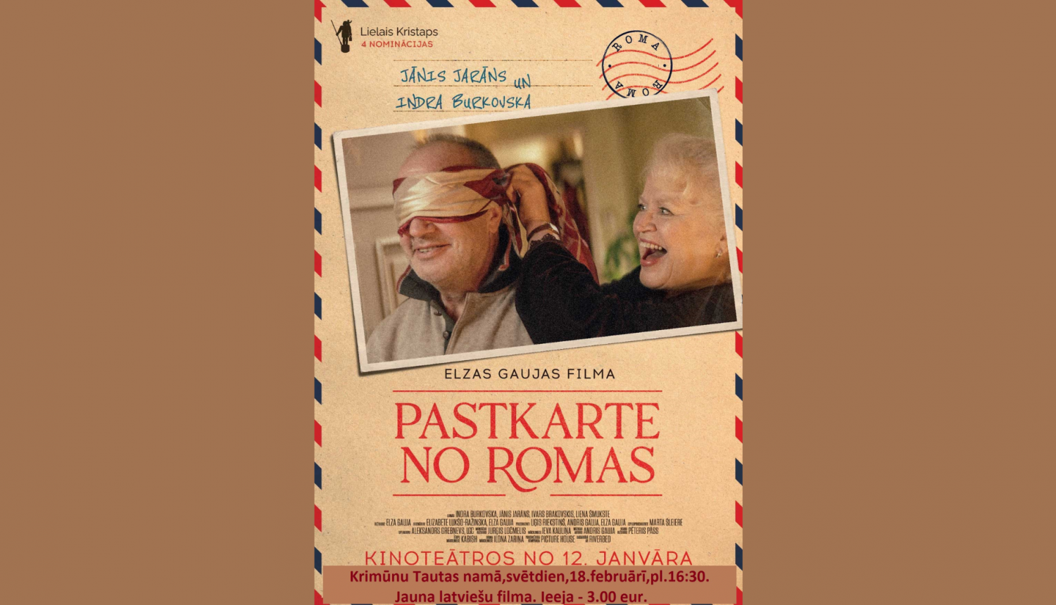 Pastkarte no Romas