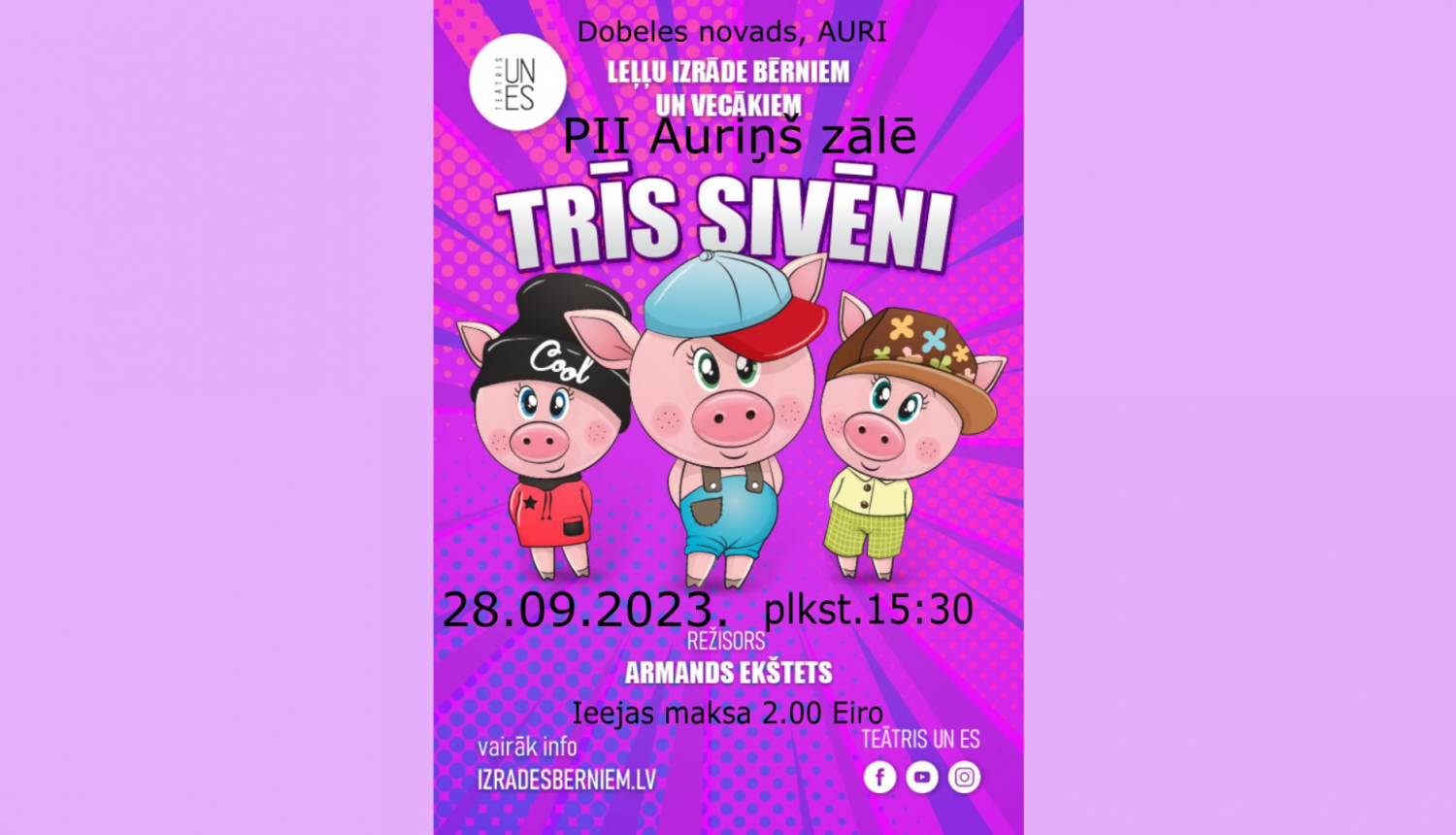 trīs sivēni