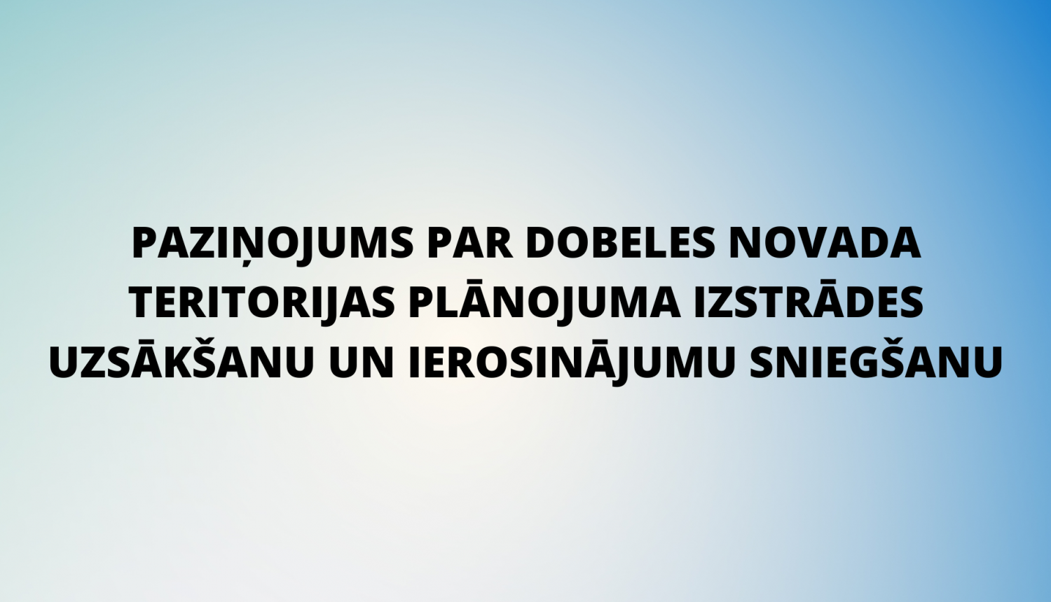 paziņojums