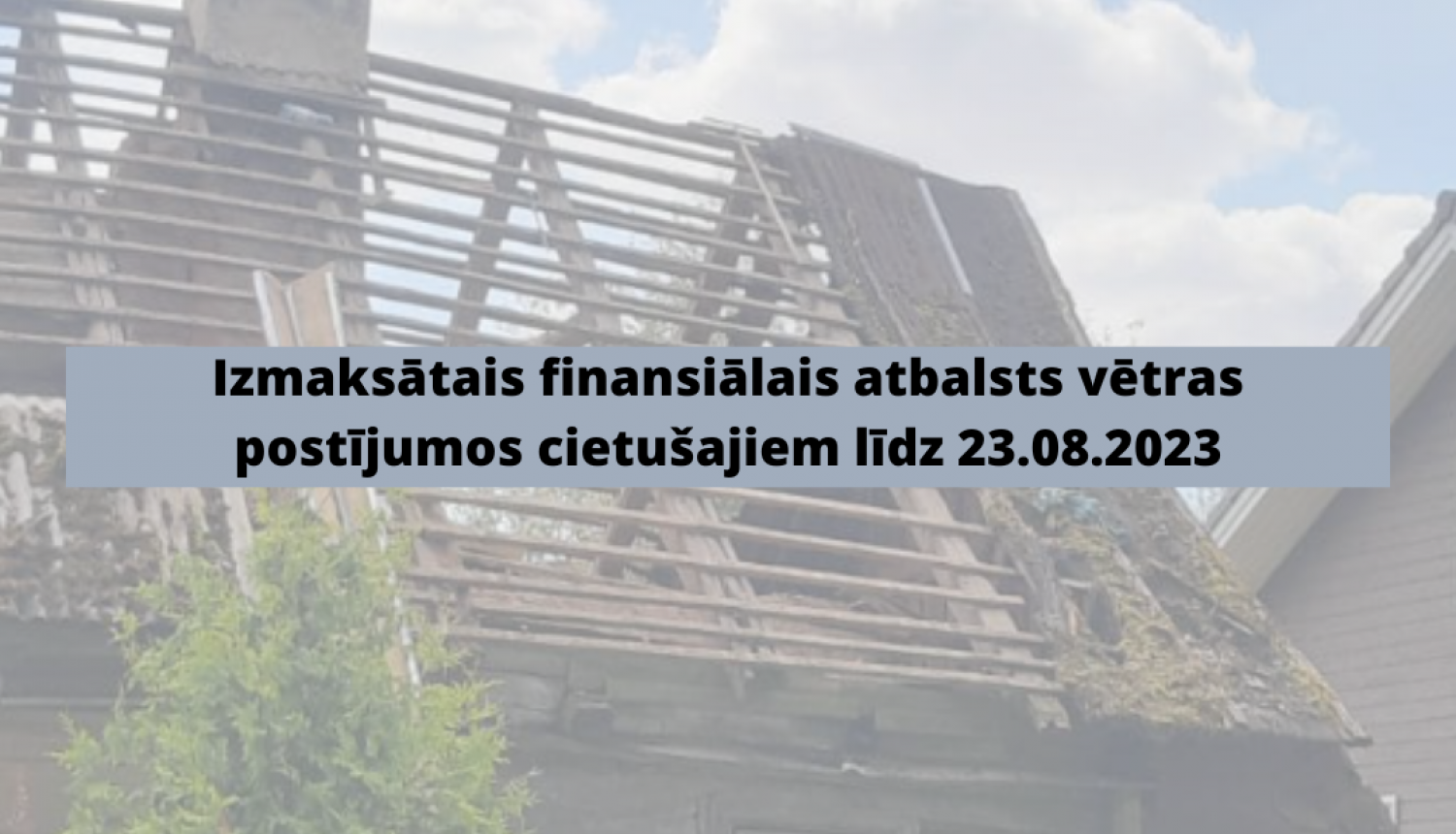 izmaksātais finansiālais atbalsts